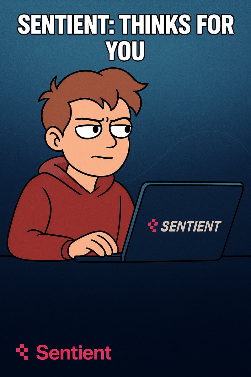 0xTobiNation's tweet photo. Been deep in the zone lately, exploring what Sentient is building.

The open intelligence network they’re shaping feels like the future;
a place where every model, agent, and tool connects with purpose.
@SentientAGI https://t.co/gmBYxqClpC