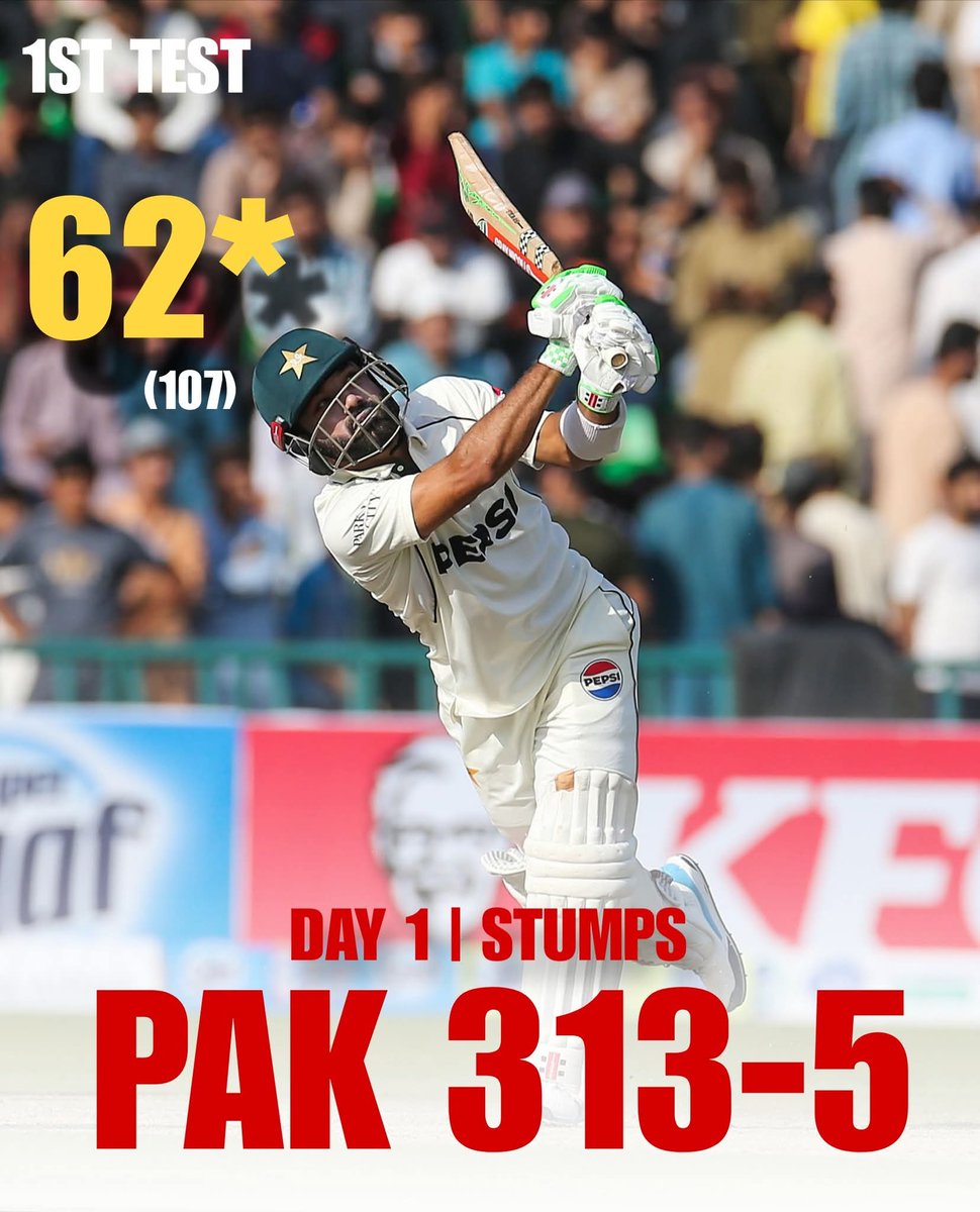 Laraib_Fatiima's tweet image. DAY 1 | STUMPS 

Pakistan 313/5 (90) over 

#pakvssaouthafrica #WTC27 #fblifestyle #salmanaliagha 
#fblifestyle