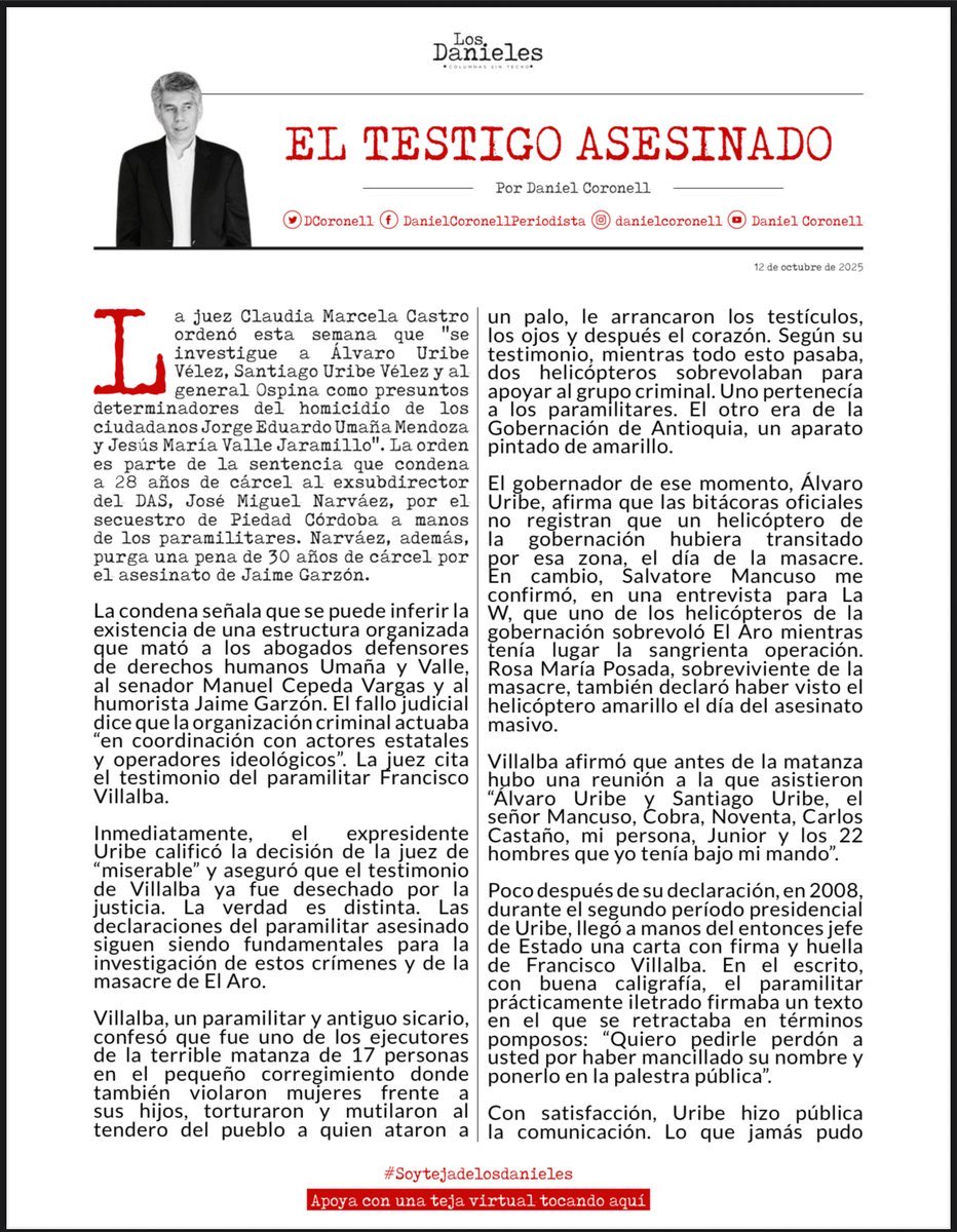 Gustavo Bolívar tweet media