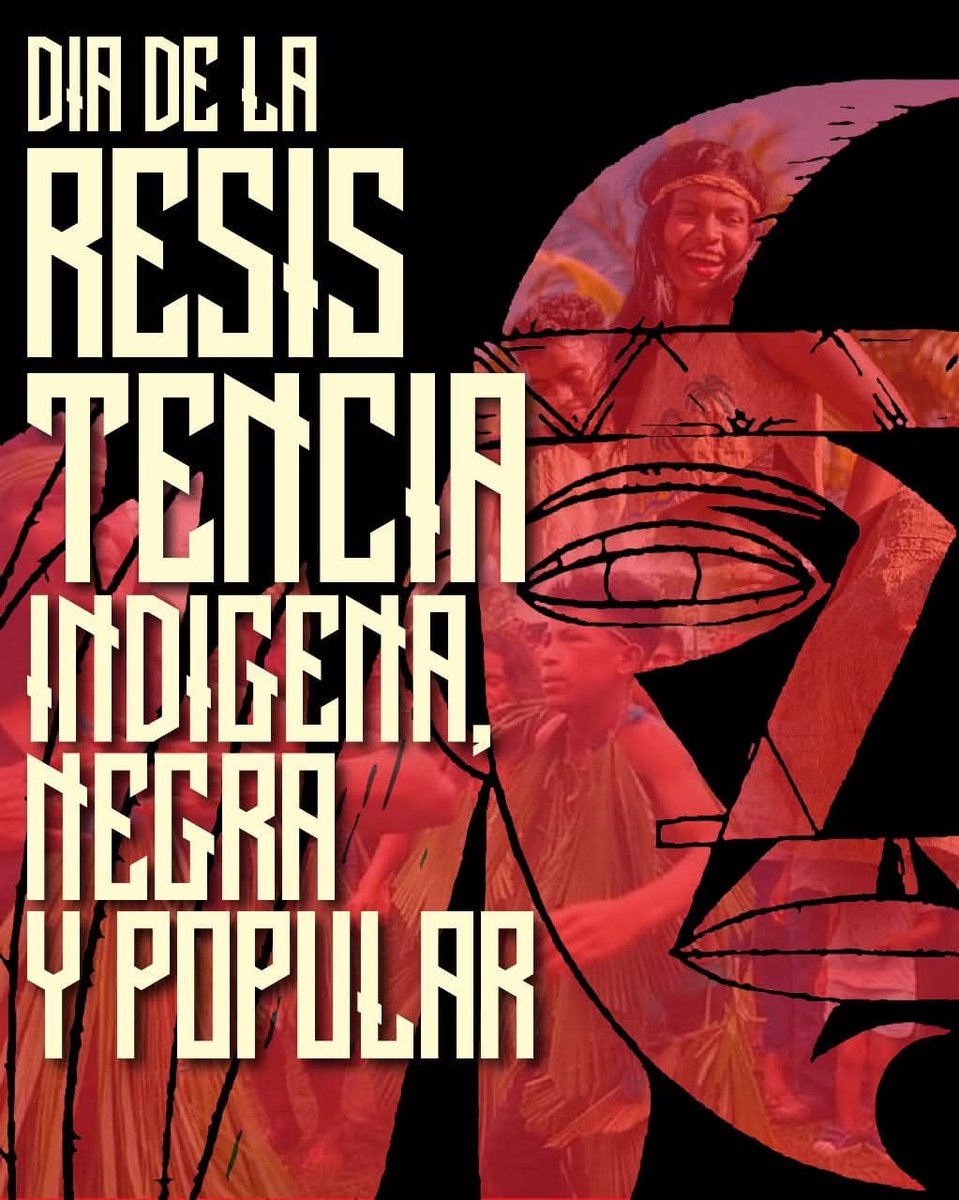 taniasandinista's tweet photo. 12 de octubre 
Día de la Resistencia Indígena, Negra y Popular.
Porque los colonizadores ayer y hoy, son los mismos.
¡Yo no celebro la barbarie! https://t.co/Kl9OBz68Ll