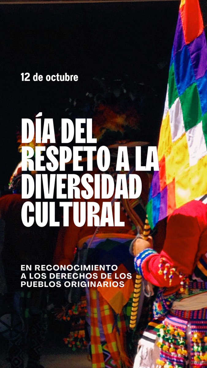 Reconocer a los pueblos originarios, valorar las identidades y promover el respeto son pilares para una Argentina verdaderamente plural.
En este nuevo aniversario del #12deOctubre, miremos nuestra historia con memoria y el futuro con igualdad.

#diversidadcultural