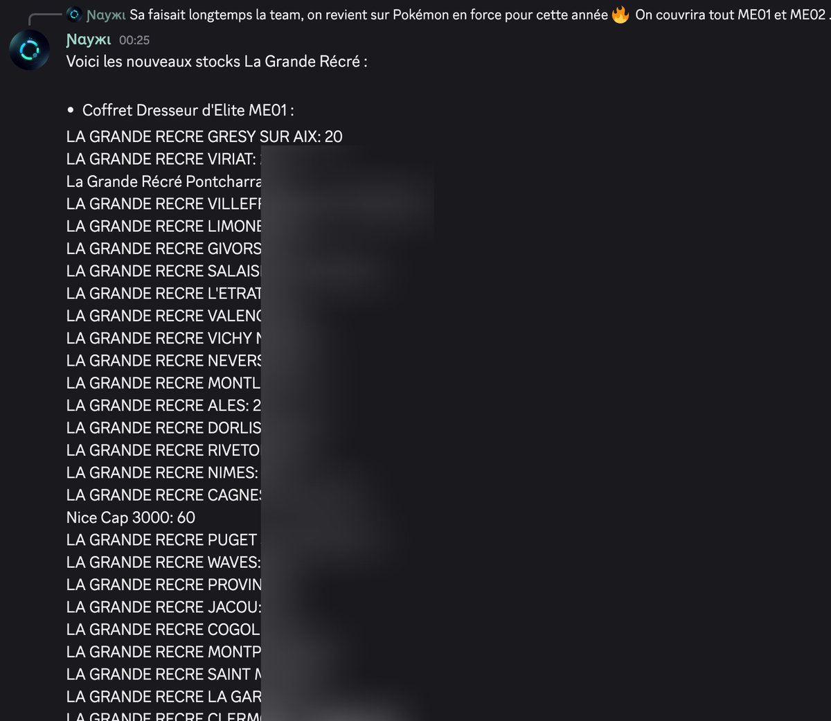 Attrapez-les tous Je ne pense pas que ce sera possible demain. En fait, nous avons littéralement envoyé tout le stock de la nouvelle collection Pokémon ME01, et il y a beaucoup trop de stock, vraiment beaucoup trop 😂