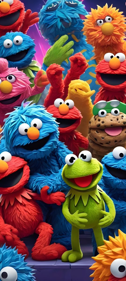 Leonard18_X's tweet image. &quot;Party time with the puppet crew! 🎉🤗 #SesameStreet #MuppetMadness #FunTimes&quot;
Load 4k