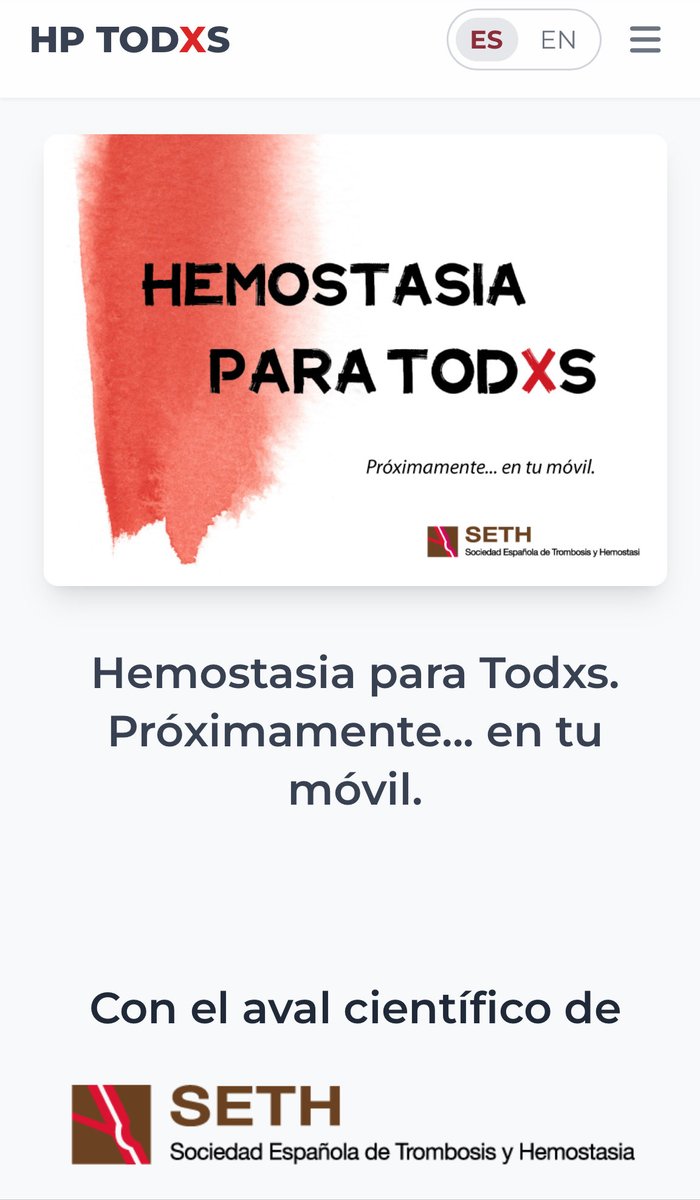 Dentro del I Simposio #SETHJoven en #hemato2025 realizamos el lanzamiento con <a href="/oBenitez6/">Olga Benítez</a> de la futura app de #Hemostasiaparatodxs que une actualización y rigor con una interfaz sencilla que incluirá #chatbot #calculadoras con el aval de <a href="/SETH__Oficial/">SETH Trombosis y Hemostasia</a> y patrocinio <a href="/NovoNordiskES/">Novo Nordisk España</a>
