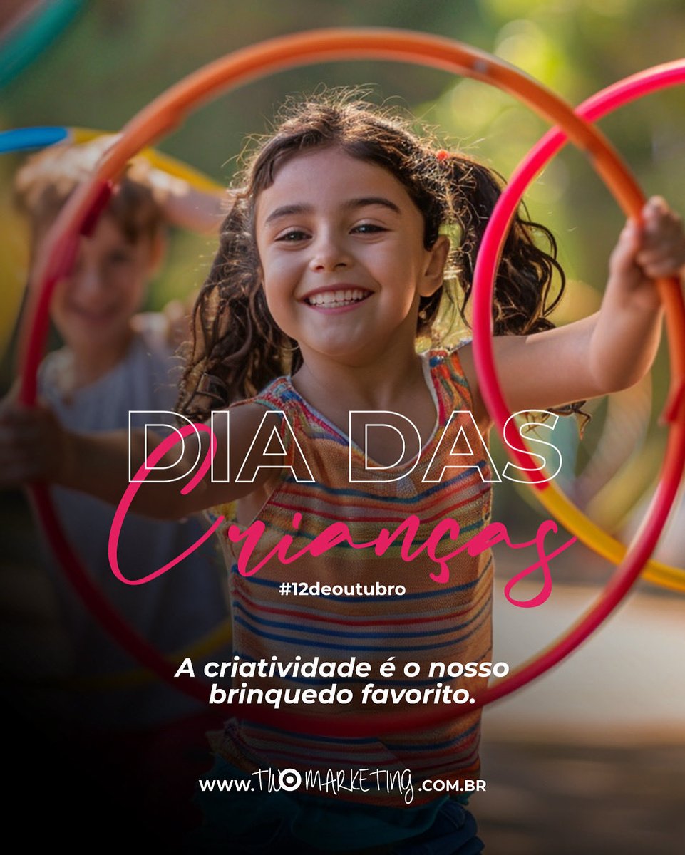 two2marketing's tweet image. Na TWO, a gente nunca deixou de brincar com ideias. Cada projeto é como aquele brinquedo novo — dá vontade de explorar e testar. Ser criativo é continuar vendo o mundo com os olhos de uma criança: curioso, colorido e cheio de possibilidades. 
#MKTDigital #Criação #DiaDasCrianças