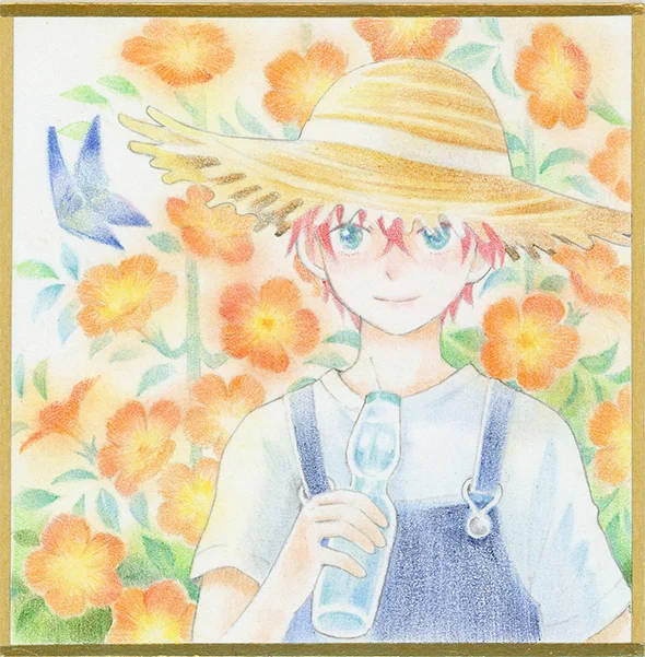#日常原画収穫祭2025 素敵な企画ありがとうございます 色鉛筆で穏やかな世界を描いています