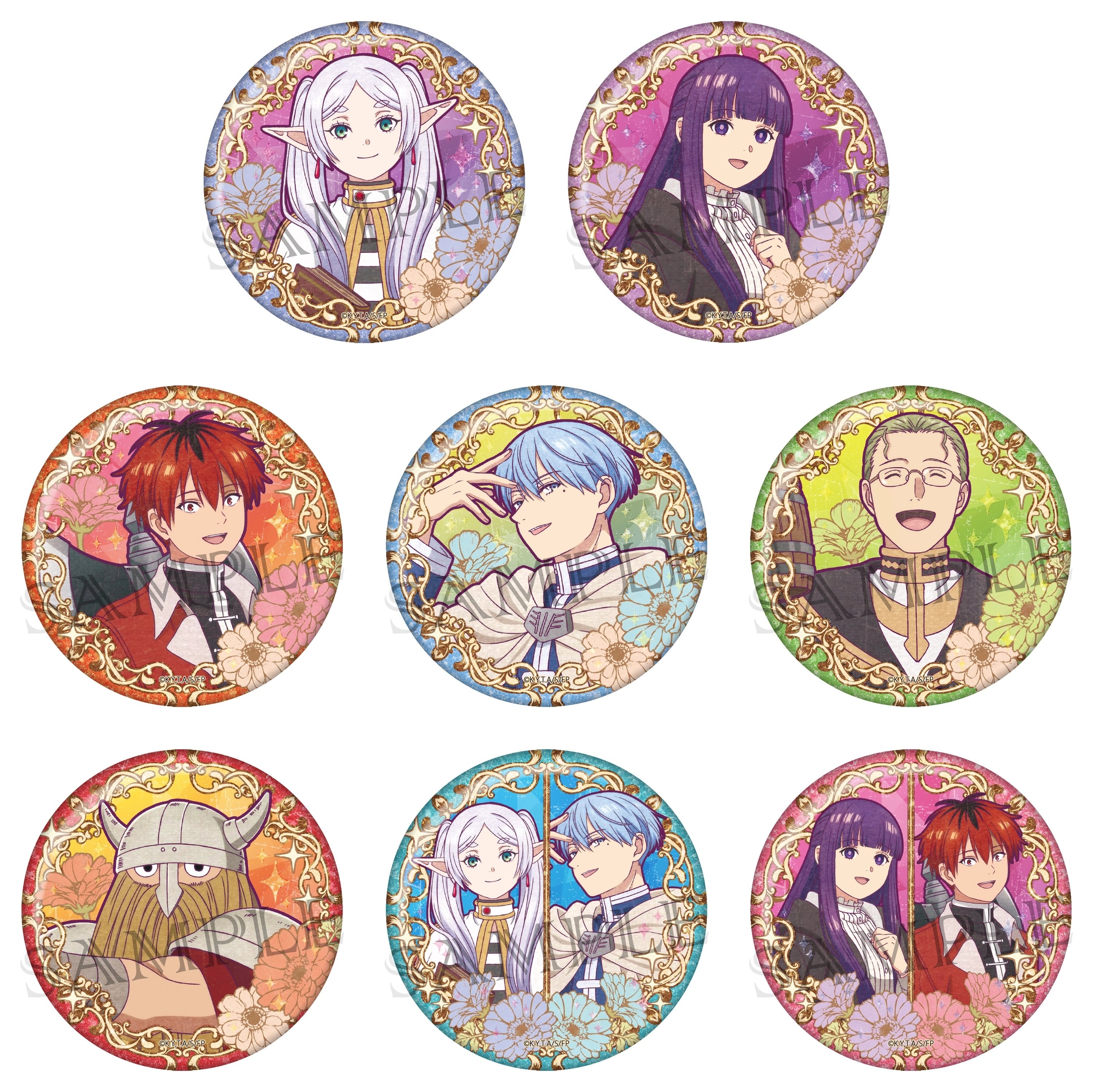 葬儀屋 グッズセット Amazon | 葬送のフリーレン 描き下ろし 缶バッジ2種セット