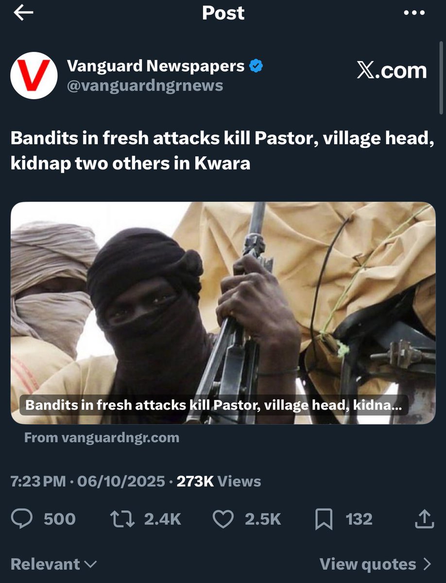 KarounwiAdini's tweet image. Just to give a synopsis of this.
The Pastor, Rev James Audu Issa was abducted by bandits, and they demanded a ransom of 100m.
The family begged to reduce the ransom to 5m.
After rallying round family, church and community, 5m was raised.
The bandits then wickedly asked…
