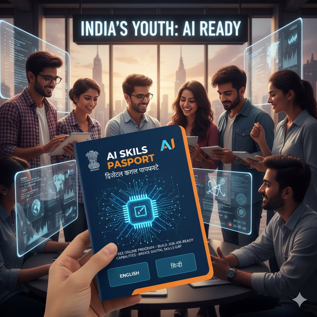 techlaunches's tweet image. The free AI Skills Passport (available in English &amp;amp; Hindi) is here to empower India’s youth!

Learn in-demand #AI skills, become job-ready, and help bridge the nation’s digital skills gap.

Let’s build the future together.

#DigitalIndia 

bit.ly/3J8VaQy