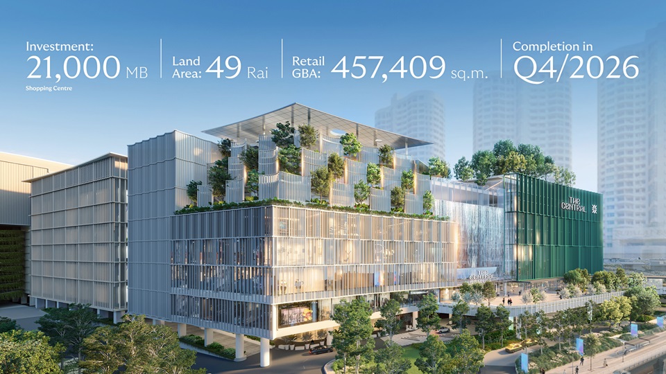 Clicknews_tv's tweet image. เซ็นทรัลพัฒนา เผยเมกะโปรเจ็กต์ ‘The Central’ พหลโยธินศูนย์การค้าแฟล็กชิพแห่งอนาคต มูลค่า 21,000 ล้านบาท ตอกย้ำการเป็นแลนด์มาร์กสำคัญแห่งใหม่ ช่วยยกระดับกรุงเทพฯ และประเทศไทยสู่ระดับโลก

#CentralPattana #Imaginingbetterfuturesforall #เซ็นทรัลพัฒนา

- ปักหมุด The Landmark of…