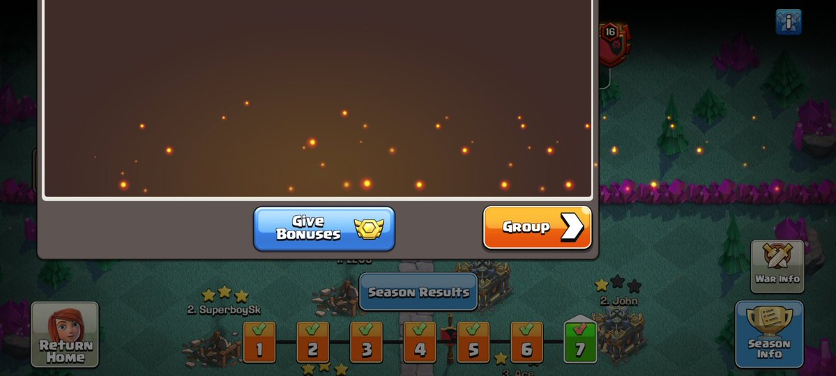 TWorm95361's tweet image. When will you fix this UI/UX bug.
my clan members are asking for recently CWL bonus and medals. i can't give due to this bug.
please let me know when it get fixed.
and one suggestion AI can't match human intelligence.