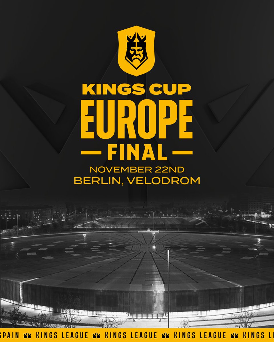 BREAKING: The Kings Cup Europe Final will take place in the German capital. 🇩🇪🇪🇸🇮🇹

22/11/25. Save the Date. 🚨

#KLAnnouncements