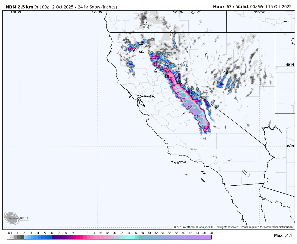 KirkwoodMtnCoop's tweet photo. #StokeLevelRising as we begin to track an early-season system arrival. #MotherNature's looking to deliver the first real measurable #BaseBuilder - #GorillaSnot https://t.co/GEdQAn9ME4