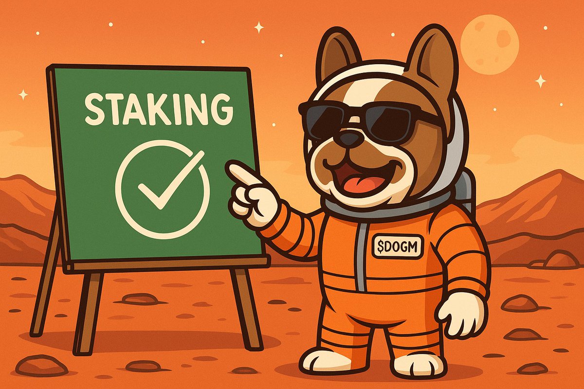 dogm_dogsonmars's tweet image. 15% of the total supply $DOGM is dedicated to staking rewards — because even space dogs deserve passive income. 💰
#BSC #crypto #memecoin