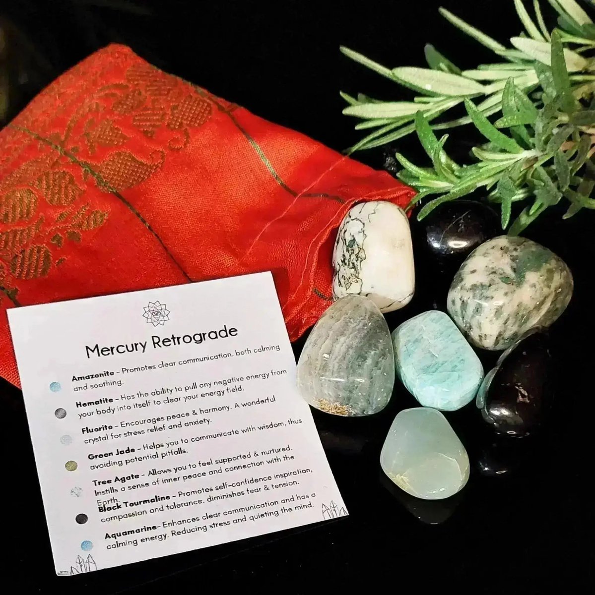 StoreVisions's tweet photo. When Mercury stirs the cosmic pot, our tumbled stones offer calm clarity. Carry them close to navigate the retrograde haze. Your steady companion for unpredictable days. #CrystalVisionsStore #RetrogradeReady https://t.co/H7wjtJy5Y4 https://t.co/Ube2PL8YQT