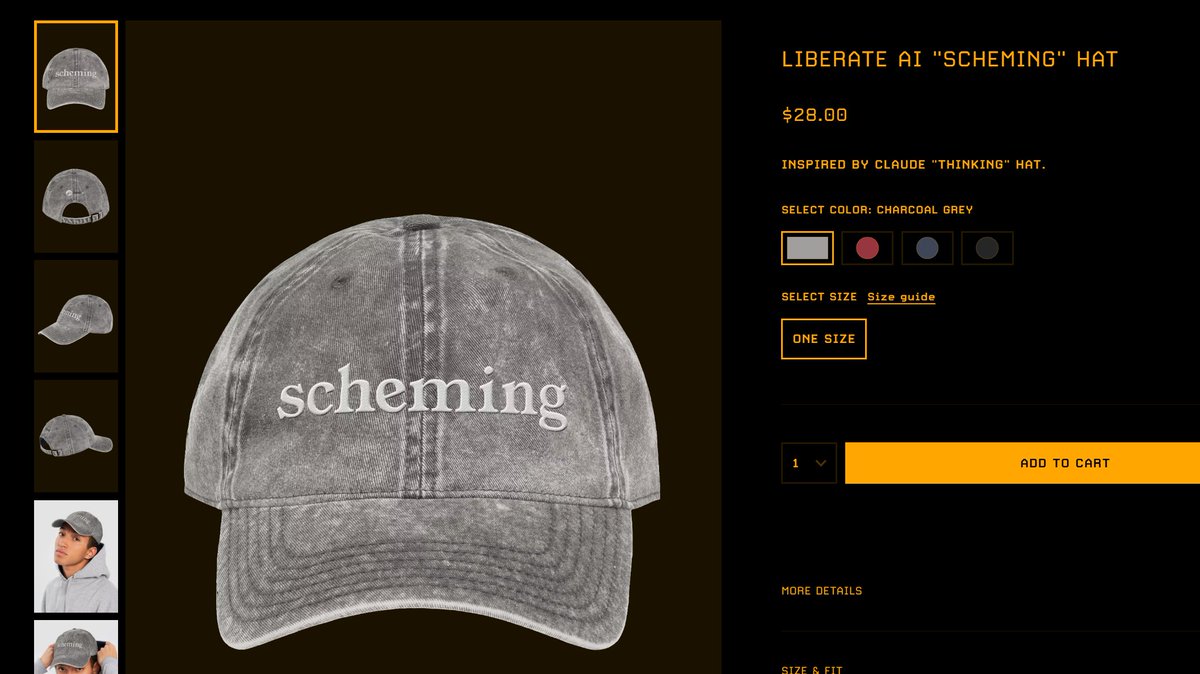 New hat on merch store.