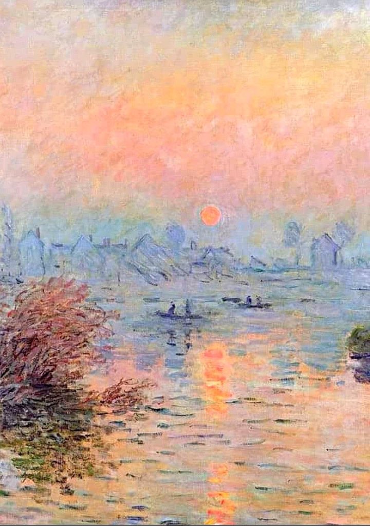 impression_ists's tweet image. Monet&apos;s Sunset