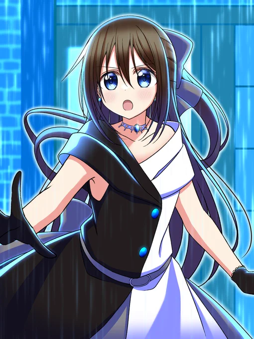 まゆちのセレクトと一挙放送で本日も目出度く『しずく、モノクローム』の日になったので『しずく、モノクローム』は良いぞの過去絵