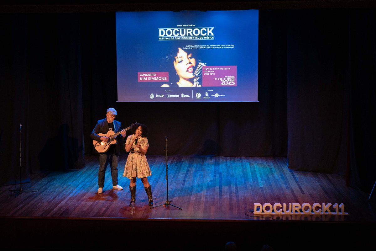 FDocurock's tweet photo. Imágenes del concierto de Kim Simmons y Kiko Castro, y de la proyección de "One to One: John Lennon y Yoko Ono", ganadora de la Púa de Oro de DocuRock 11, ayer en el teatro Príncipe Felipe de Tegueste.
@CabildoTenerife @culturamania @arteriafilms #ICDC #docurock https://t.co/yMNxGHQDHL
