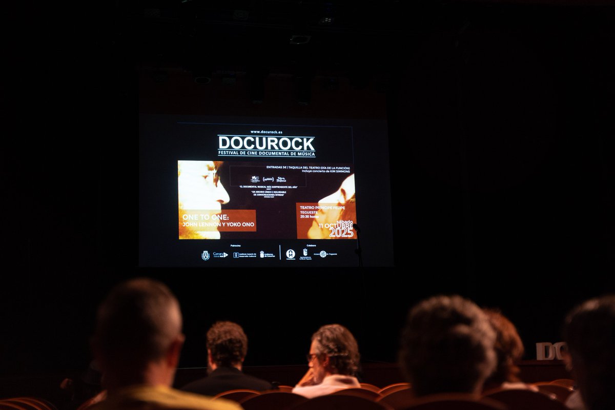 FDocurock's tweet photo. Imágenes del concierto de Kim Simmons y Kiko Castro, y de la proyección de "One to One: John Lennon y Yoko Ono", ganadora de la Púa de Oro de DocuRock 11, ayer en el teatro Príncipe Felipe de Tegueste.
@CabildoTenerife @culturamania @arteriafilms #ICDC #docurock https://t.co/yMNxGHQDHL