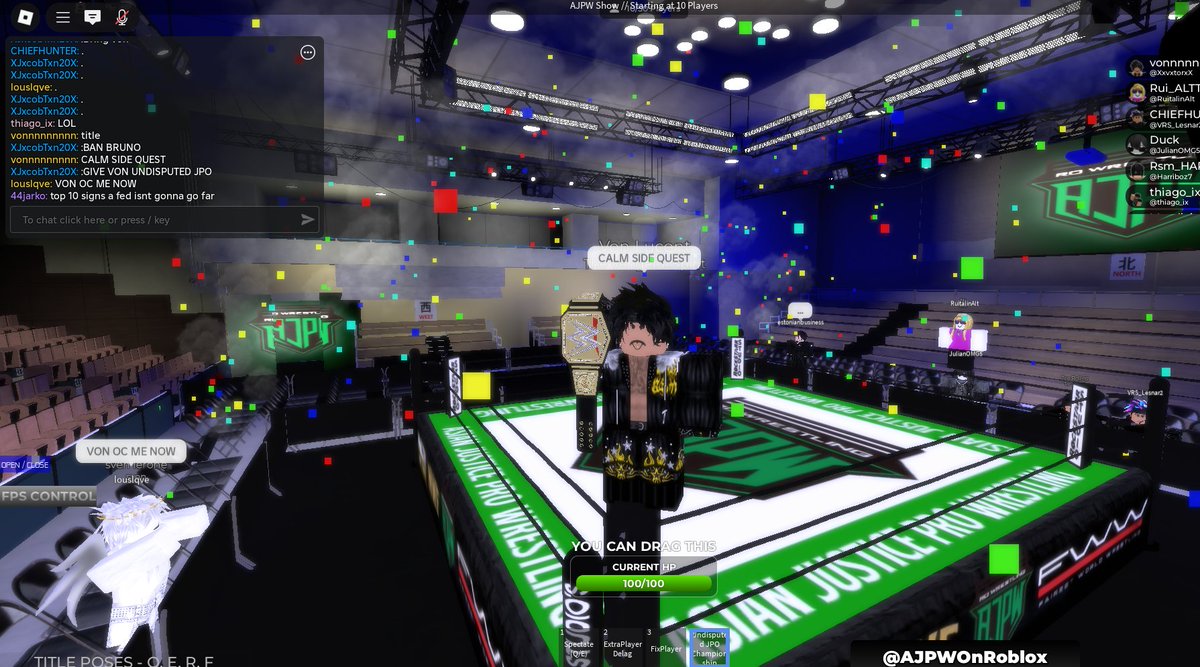 #ANDNEW <a href="/AJPWOnRoblox/">AJPW || Asian Justice Pro-Wrestling</a> UNDISPUTED CHAMPION (ggs to whoever df i fought 7/3 or sum idek)
(2ND VON SIDE QUEST THIS MONTH)