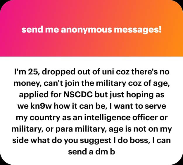 itz_smils's tweet image. Explore private practice. Learn a tech skill and channel it towards the security/defense/intelligence sector. They&apos;ll find you themselves