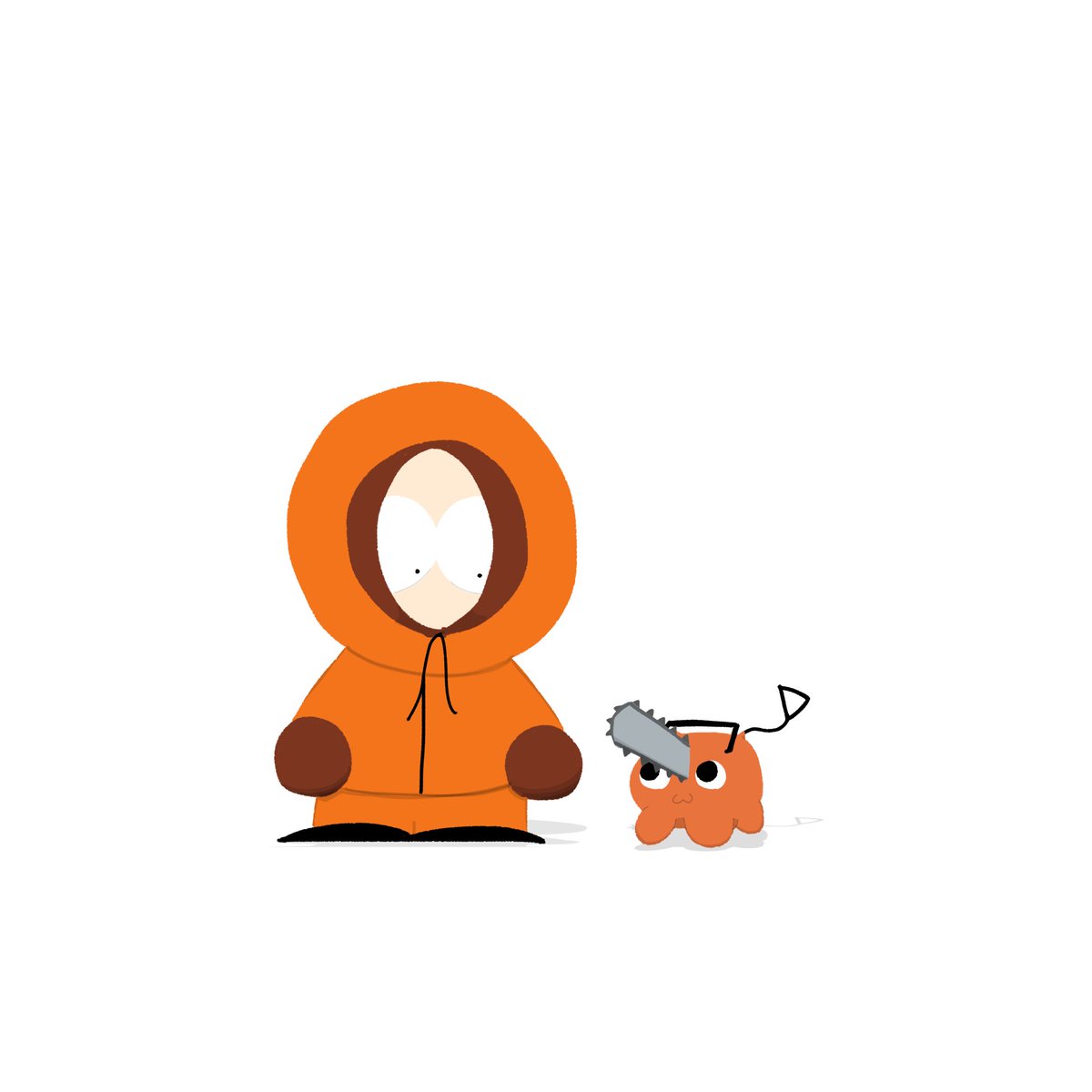 SPlover_Koto's tweet image. ケニーとデンジ似てるなーっと思って描いた #spkenny #チェンソーマン