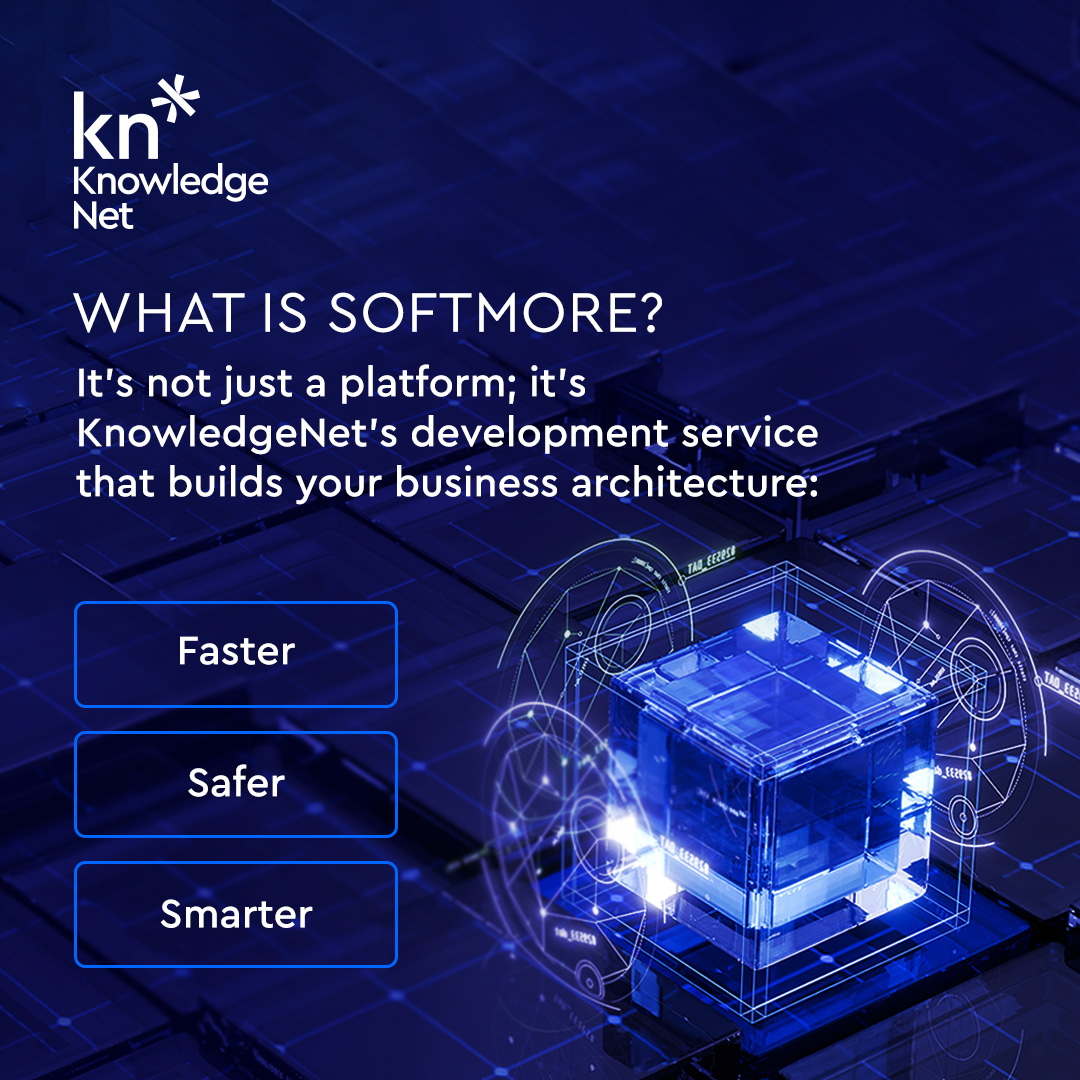 KnowledgeNet_KN's tweet image. Built on a modern microservices architecture, Softmore empowers your business to go live up to 60% faster, without lock-in or compromise.
Softmore is the enterprise-level development service delivered by KnowledgeNet. DM us now!

#KnowledgeNet #KN
#Softmore #TheSoftwareMaker