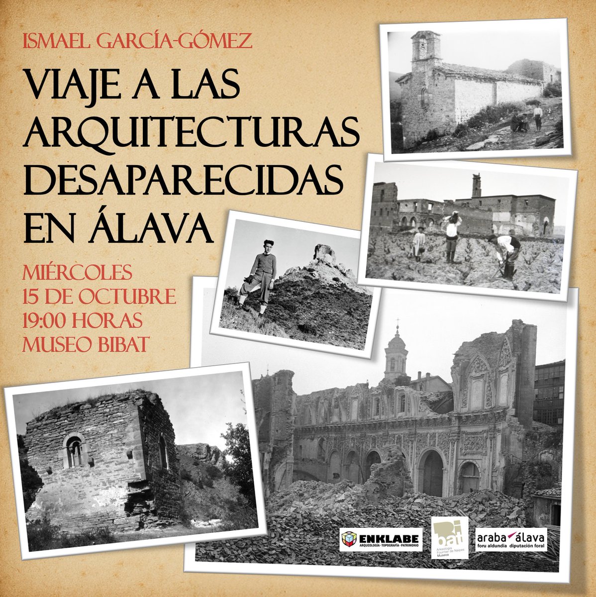 Este miércoles 15 doy una charla en el Bibat. Entrada libre. Será un bonito viaje al pasado al que estás invitad@ si te apetece. SE AGRADECE DIFUSIÓN.