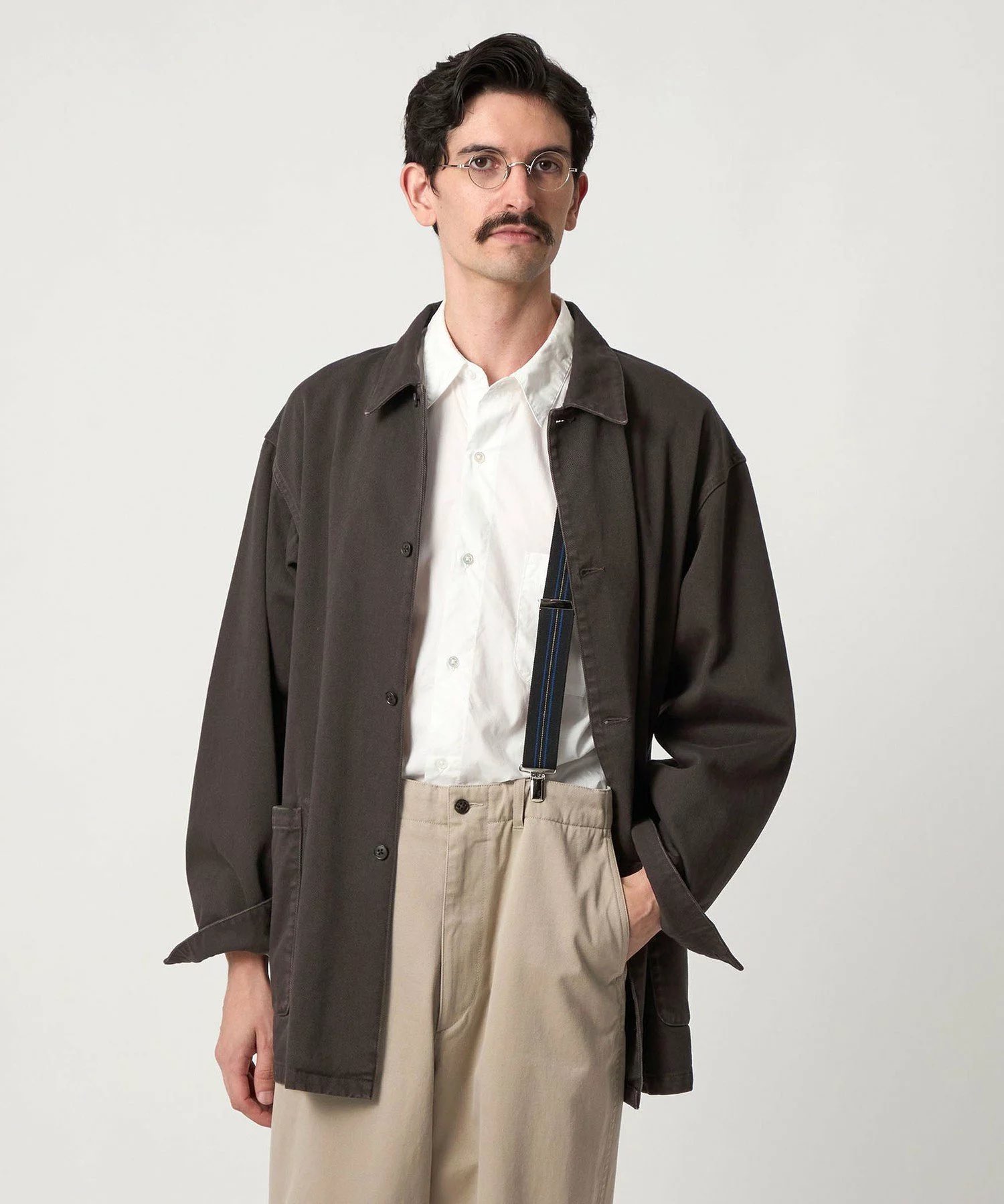 極美品 スティーブンアラン リネン100% カバーオール ブラック Steven Alan（スティーブンアラン）の「＜Steven Alan＞ ORGANIC