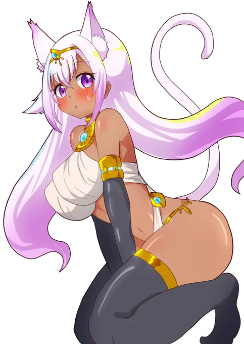 褐色ネコミミお嬢様