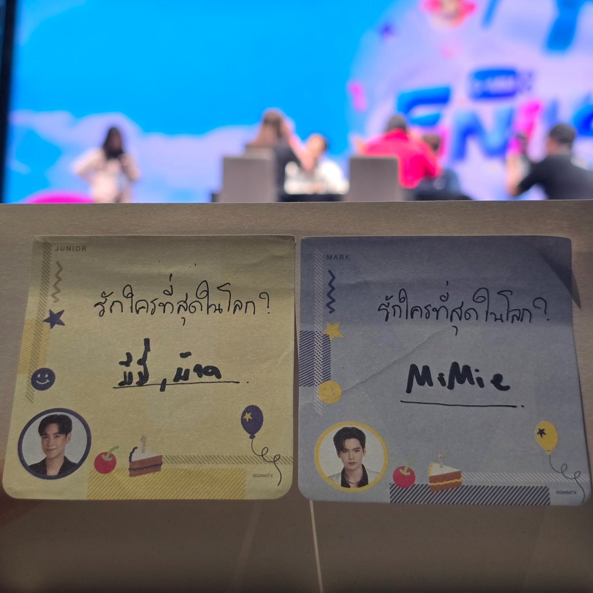 P3PS1YS's tweet image. ? รักใครที่สุดในโลก ?

🌞 : มีมี่, ม้าค
🌜 : MiMie

JUNIORMARK FNV FANSIGN

#GMMTVFANIVALxJuniorMark
#JuniorMark