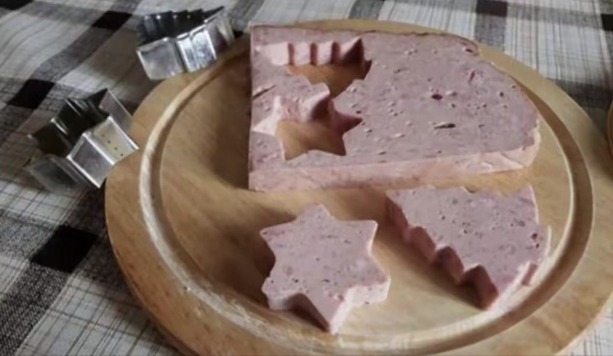 Ich mache Weihnachtsgebäck.