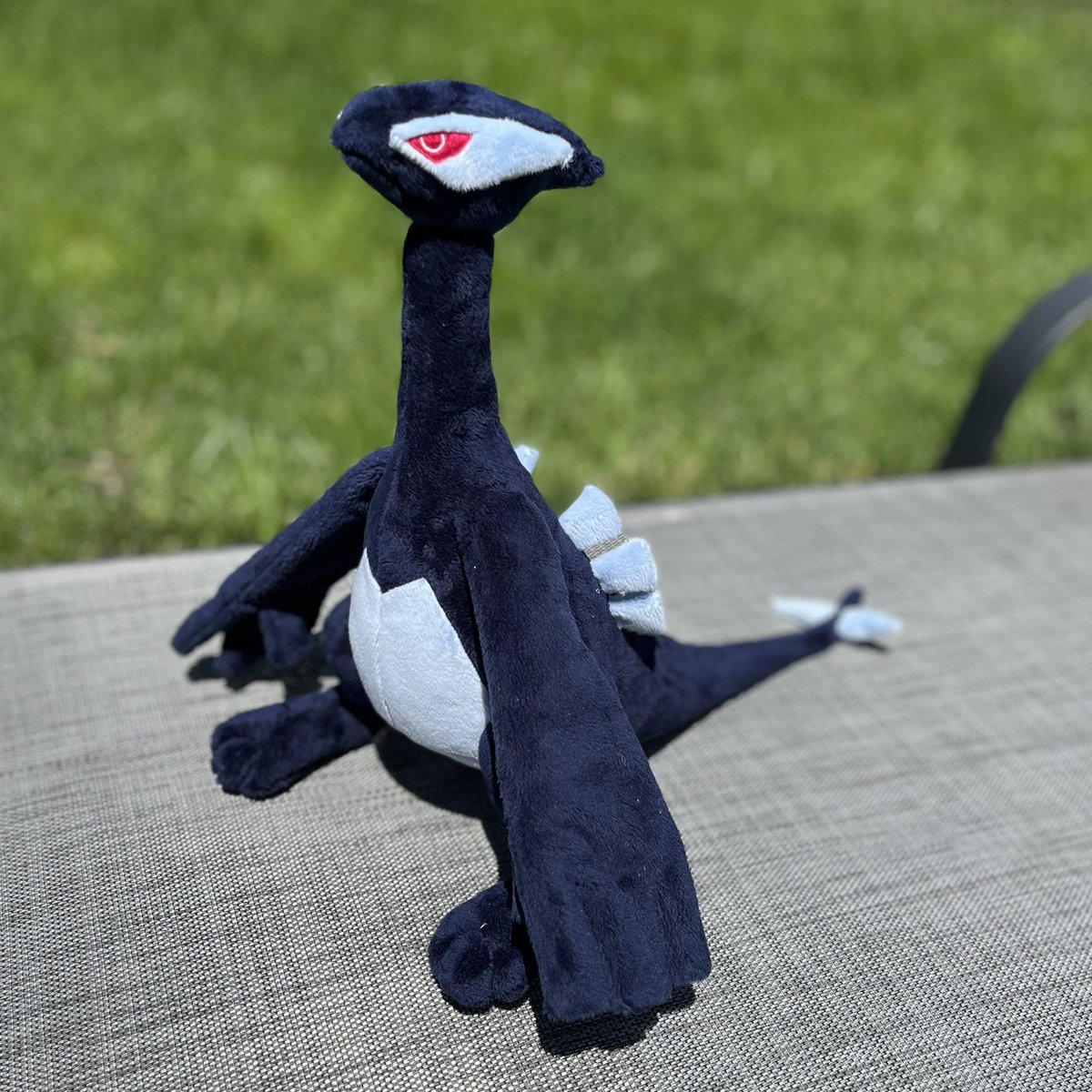 Shadow Lugia ❤️ this one is an absolute favorite. 
Made using a Felis Plush pattern