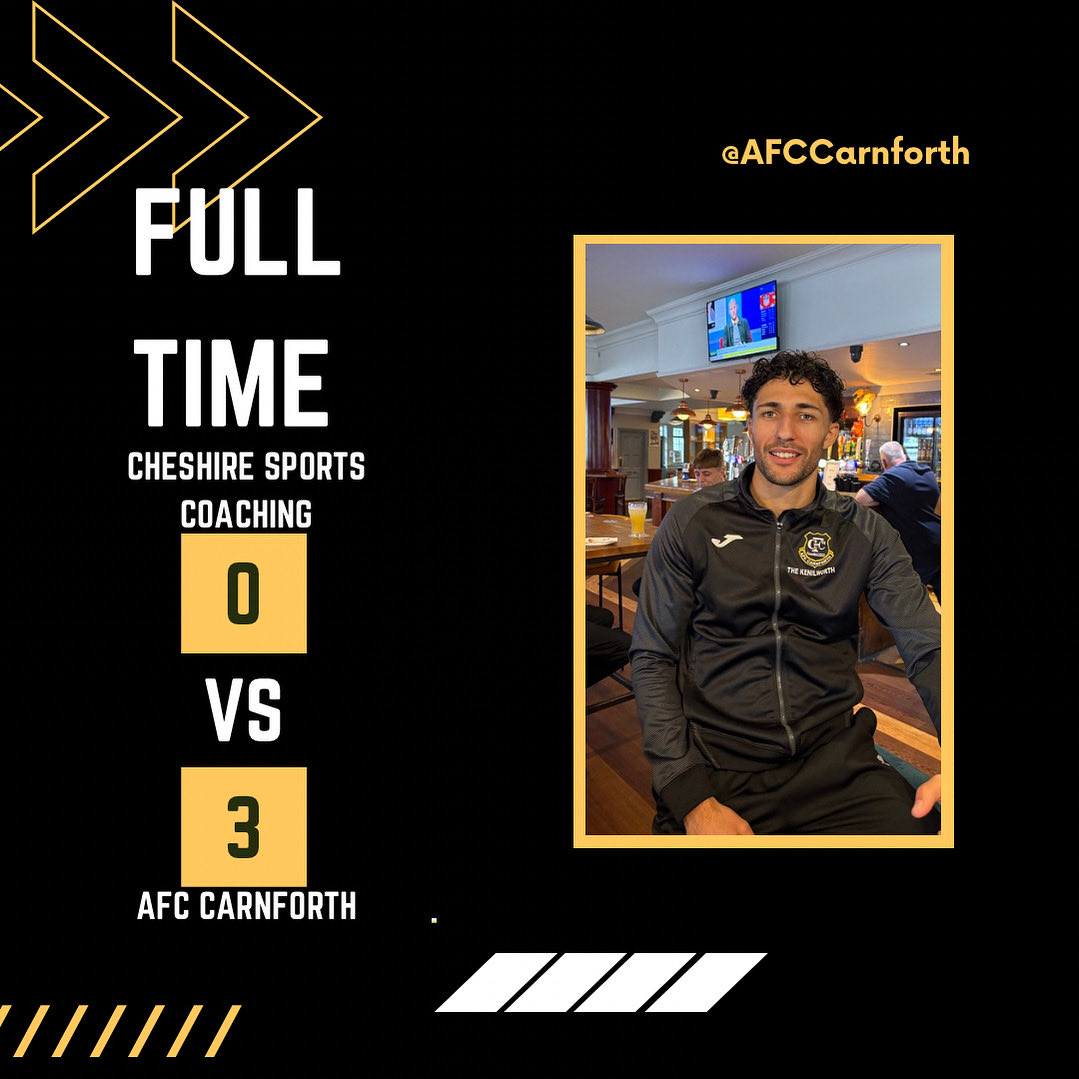 Another win this morning as we beat cheshire sports coaching 3-0! ⚽️ 

Goalscorers:
<a href="/willcallan_/">Will</a> ⚽️
Keenan Edwards ⚽️
<a href="/ThiReece/">thi-reece lenihan</a> ⚽️

MOTM: <a href="/callums944/">Cal</a>