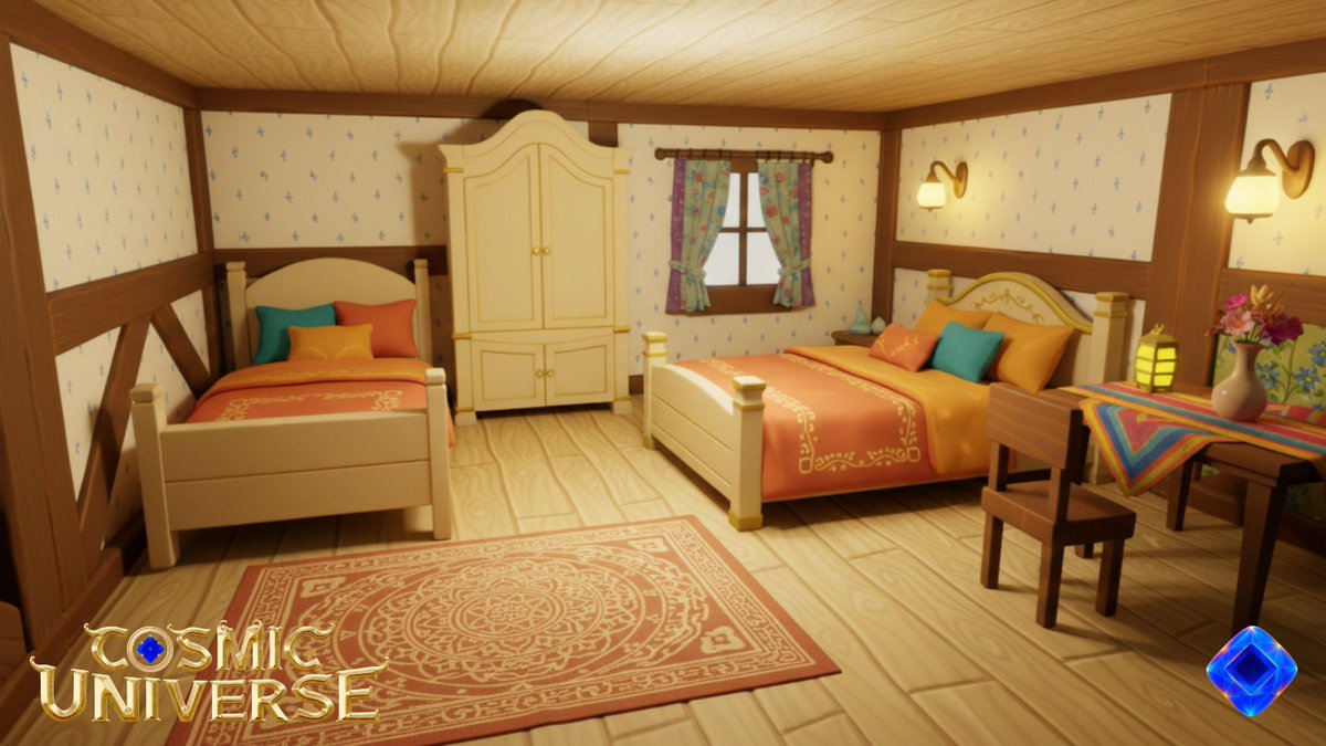 It's $MAGICK Presale Day 2, so we're showcasing more of our achievements ✨

Cosmic Universe will have 100+ buildable Structures, allowing players to customize their settlements.

Here is a prototype of an interior of a Simple Home.

Interior customization will be extensive, and