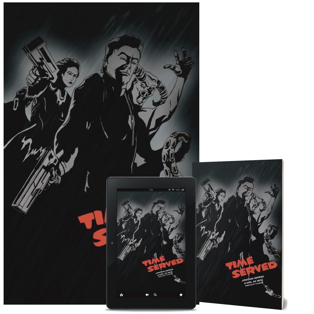 bradscottart's tweet photo. My latest comic book cover available now on Kickstarter. 
(Homage to Sin City)

https://t.co/2JR1U07QXj https://t.co/Pn9o2YfLaW