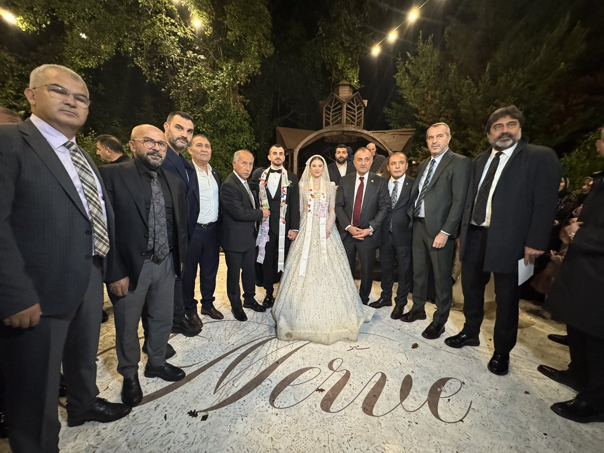 MHP Gümüşhane milletvekilimiz,  kıymetli ülküdaşımız Musa Küçük bey’in kıymetli oğlu Kürşat’ın düğün merasiminde bir arada olduk.Yeni çiftimize Allah’tan saadet diliyorum.