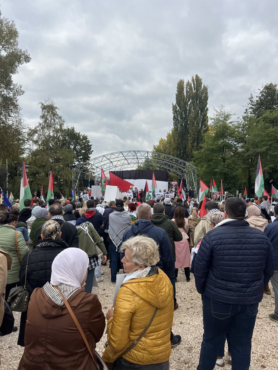 Free Palestine 🇵🇸 
Sarajevo, Bosnia and Herzegovina 🇧🇦 12.10.2025