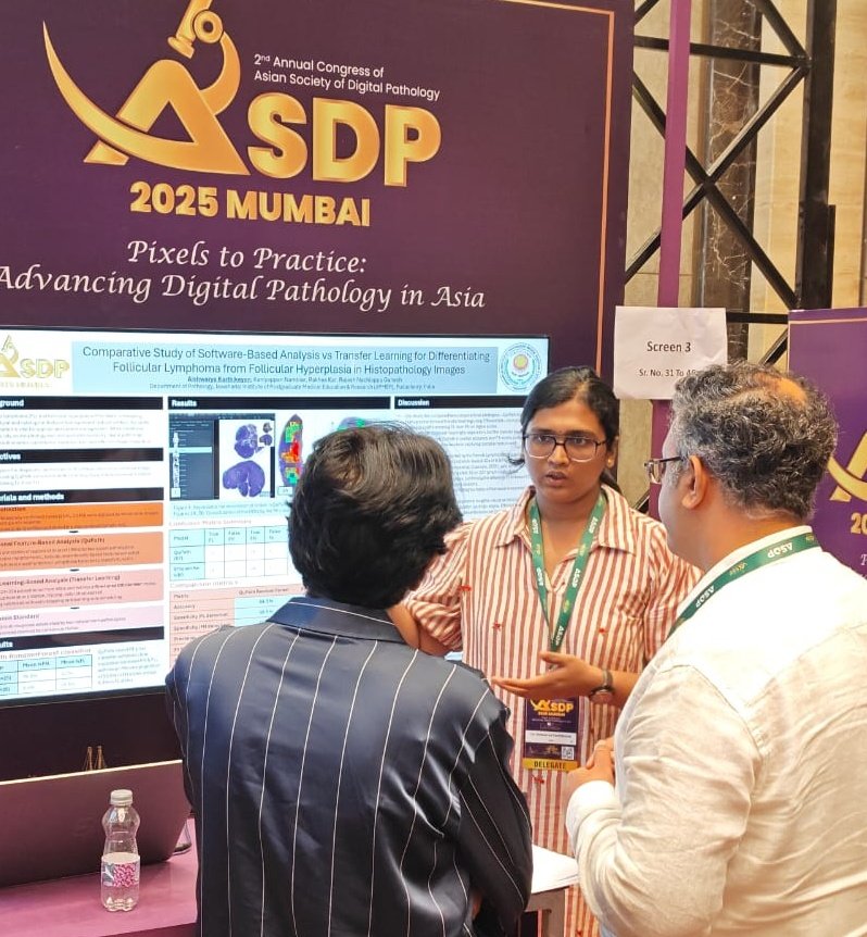 aishuhrudaya14's tweet image. An amazing experience. Lots of new stuff... mind blowing... 🤩🤩🤩
@asdp_ai #asdp2025 #asdp #digitalpathology
