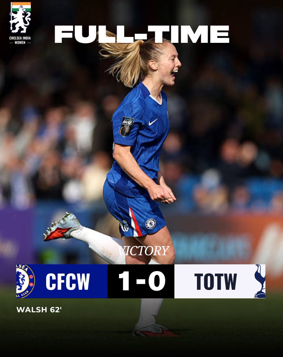 CWISC_Official's tweet image. FULL-TIME!

The London Derby ends in a win for @ChelseaFCW 💪

#CFCW | #WSL | #CHETOT
