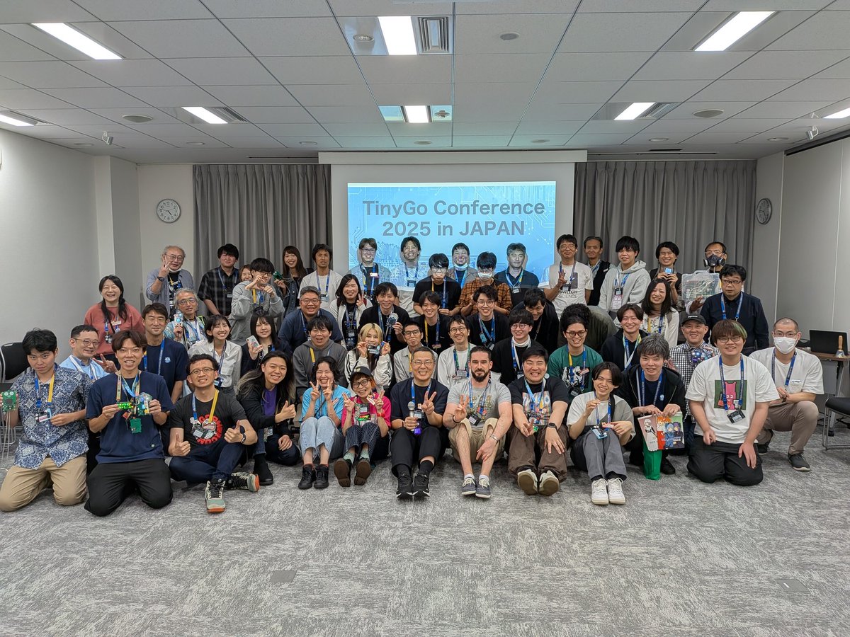 sago35tk's tweet image. TinyGo Conference 2025 in JAPAN は大盛況のまま終わりました。参加者の皆さん、スタッフ、登壇者、関係者の皆さん、 TinyGo に興味のある皆さん、ありがとうございました！
#tinygo_conf