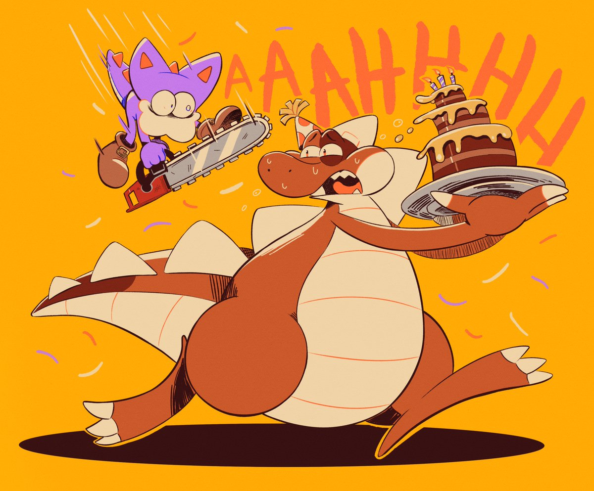 Birthday Buddies!🎂🎉
ft. <a href="/dinosaurgato/">dinocat</a>
