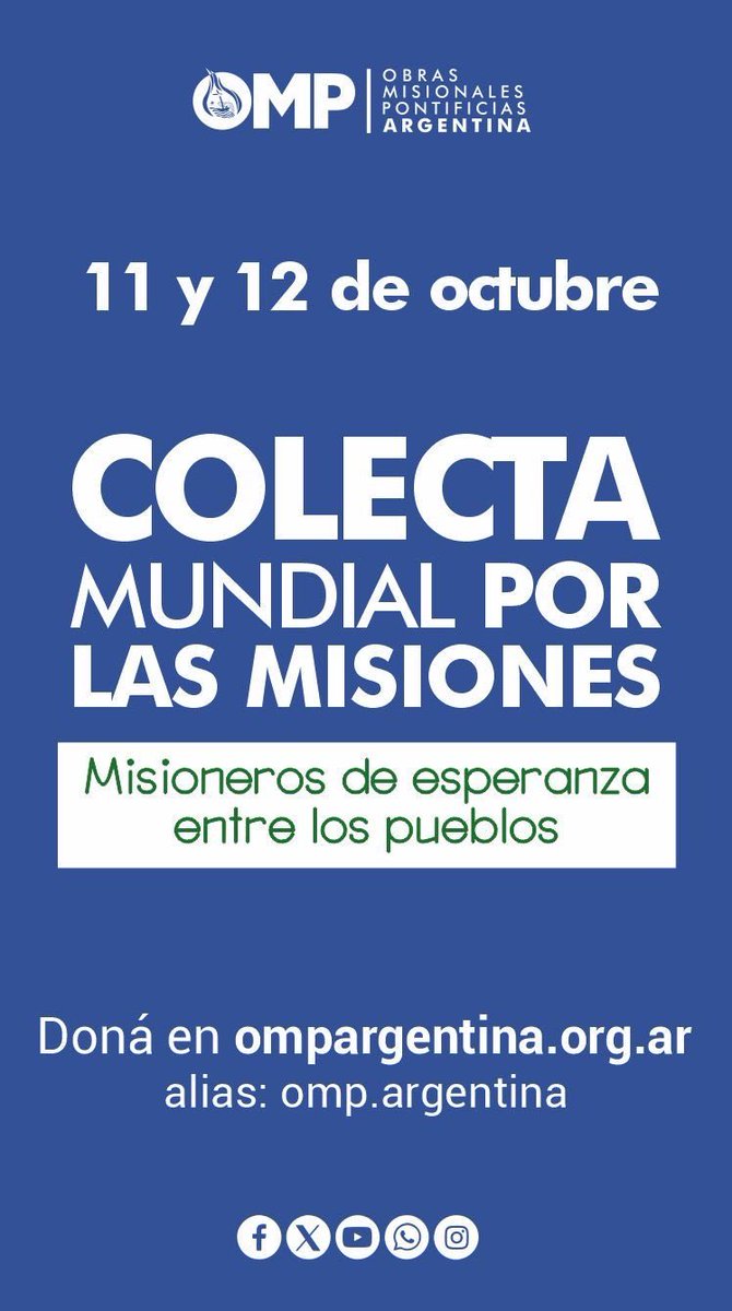 🚨Recordatorio octubre ✨💫mes Misionero y Colecta Imperada en todas las Parroquias, Capillas y comunidades del país ‼️👀⬇️