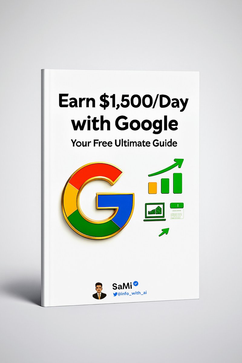 info_with_ai's tweet image. Jobless or looking for extra income

No stress-Google can pay you up to $1,500/day

All you need:
📱A phone
🌐Internet
⏰Just 5 minutes a day

I made a quick-start guide (FREE for 24 hrs)

To get it:
👉 Follow @info_with_ai
👉 Like &amp;amp; Repost
👉 Reply “Google” for the DM