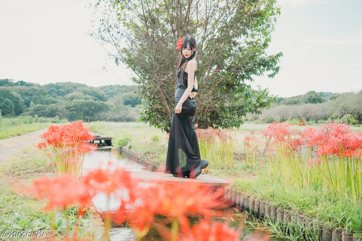モデル：runa（るな）さん（<a href="/runa____cc/">runa（るな）</a>）                                                              

‐ Portrait -　”天界に咲く花”                  

#runa #るな #photomo撮影会 
#曼珠沙華 #彼岸花 #地獄花 
#portrait #photography