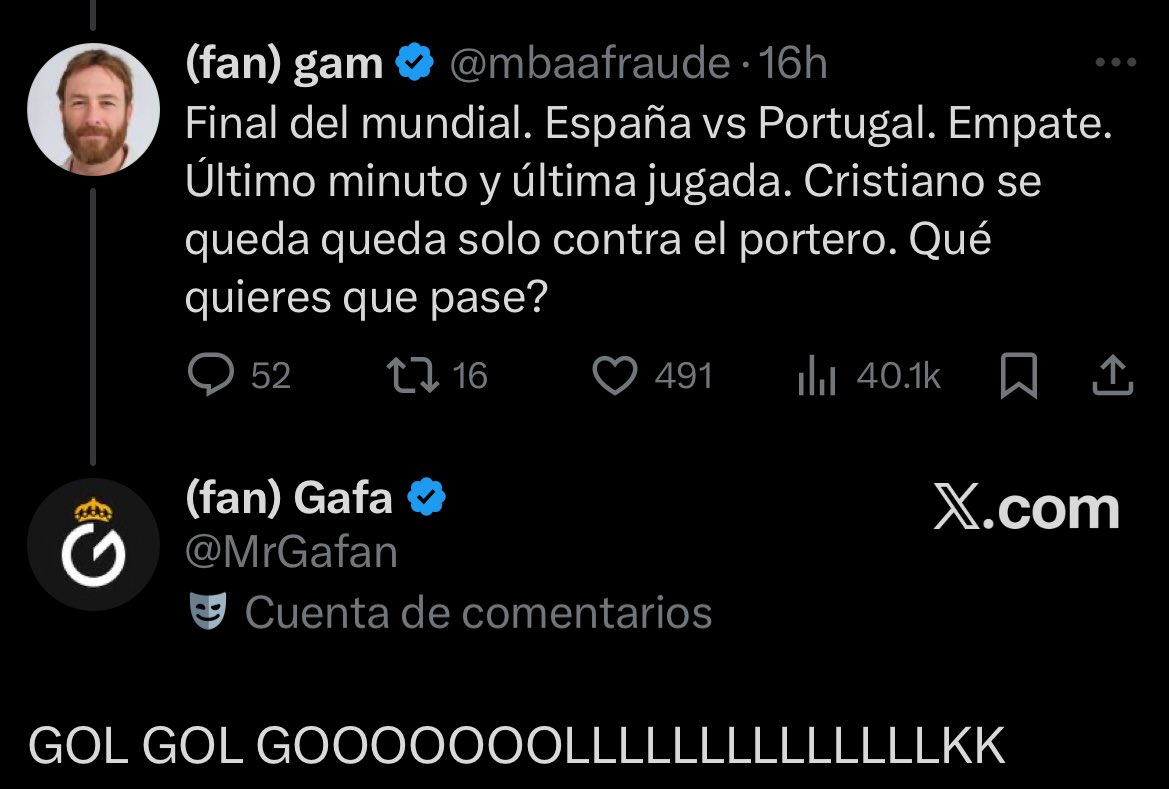 Tú eres muy patriota por lo que veo