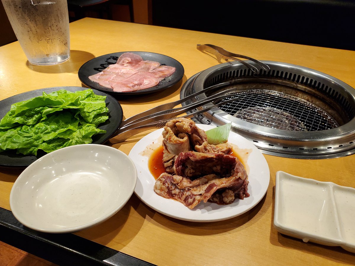 sorokage's tweet image. 念願の焼き肉！！