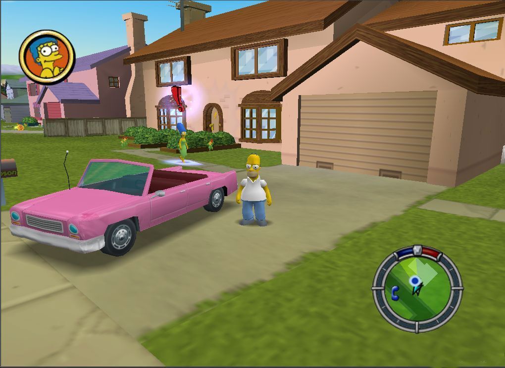RetroTechDreams's tweet image. The Simpsons Hit and Run (2003)