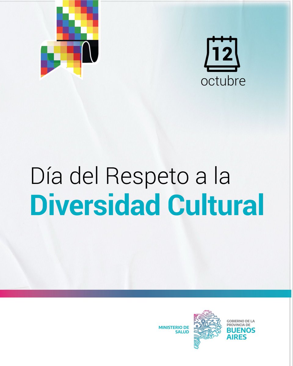 🤝 En el Día del Respeto a la Diversidad Cultural, reconozcamos y celebremos nuestras identidades originarias y nuestra tierra, para seguir promoviendo el diálogo intercultural y construir una sociedad basada en la igualdad, justicia y tolerancia.